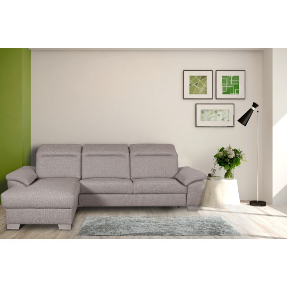 Coltar Extensibil Cu Insula Dax, 5 Locuri, Cu Lada De Depozitare, 300 Cm