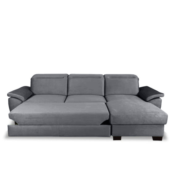 Coltar Extensibil Cu Insula Dax, 5 Locuri, Cu Lada De Depozitare, 300 Cm