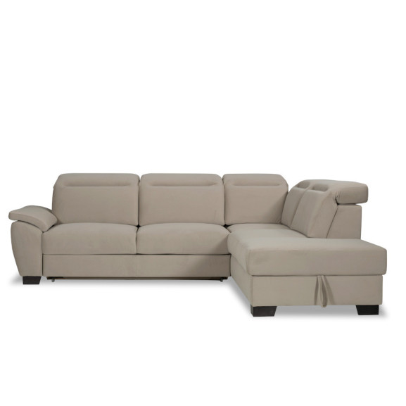 Coltar Extensibil Cu Otoman Dax, 5 Locuri, Lada Depozitare, 296 Cm