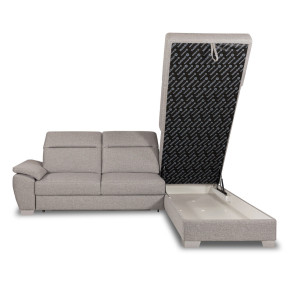 Coltar Extensibil Cu Otoman Dax, 5 Locuri, Lada Depozitare, 296 Cm