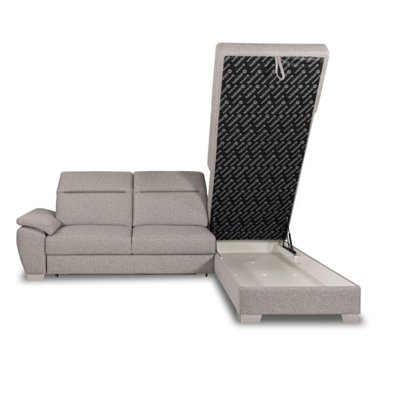 Coltar Extensibil Cu Otoman Dax, 5 Locuri, Lada Depozitare, 296 Cm
