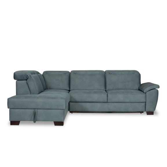 Coltar Extensibil Cu Otoman Dax, 5 Locuri, Lada Depozitare, 296 Cm