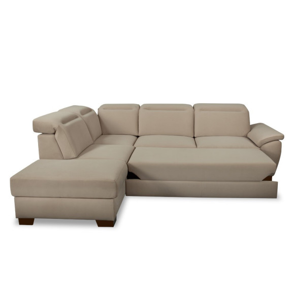 Coltar Extensibil Cu Otoman Dax, 5 Locuri, Lada Depozitare, 296 Cm