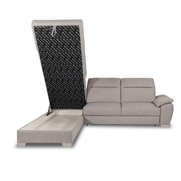 Coltar Extensibil Cu Otoman Dax, 5 Locuri, Lada Depozitare, 296 Cm