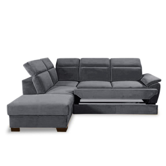 Coltar Extensibil Cu Otoman Dax, 5 Locuri, Lada Depozitare, 296 Cm