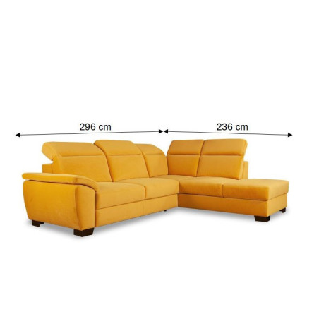 Coltar Extensibil Cu Otoman Dax, 5 Locuri, Lada Depozitare, 296 Cm-01