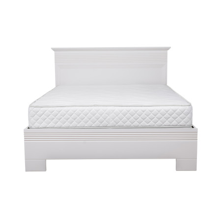 Pat Verona Bianco, Dimensiune Saltea 160 x 200 Cm, Somiera Rabatabila-01