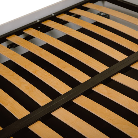 Pat Verona Bianco, Dimensiune Saltea 180 x 200 Cm, Somiera Rabatabila,-01