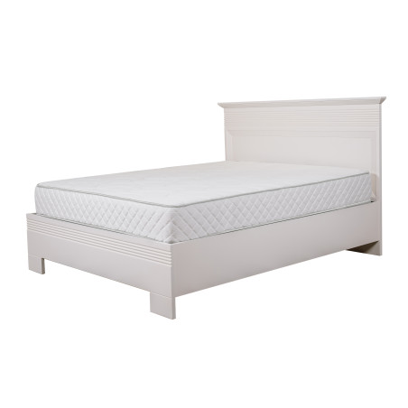 Pat Verona Bianco, Dimensiune Saltea 180 x 200 Cm, Somiera Rabatabila,-01