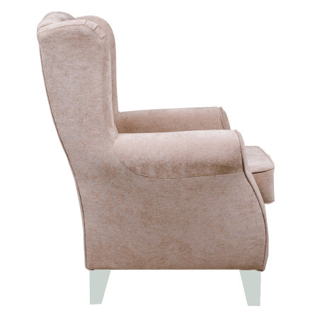 Fotoliu Chandler Capitonat, Bej, 84 Cm-01