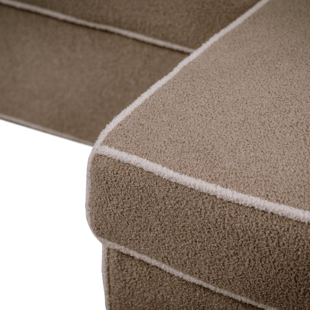 Coltar Extensibil Cu Lada New Modulo, Interschimbabil Stanga/Dreapta, Bej inchis Boucle, 220 X 80 X 155 Cm-01