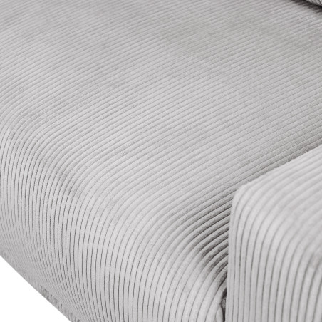 Canapea Fixa Otis, 2 locuri, Lada Depozitare,  Gri deschis-01