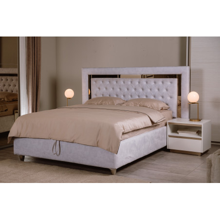 Noptiera Phoenix Cu 1 Sertar, Ab Lucios, 58 Cm-01