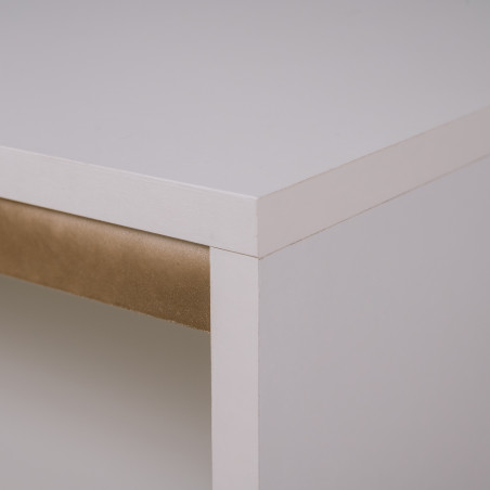 Noptiera Phoenix Cu 1 Sertar, Ab Lucios, 58 Cm-01