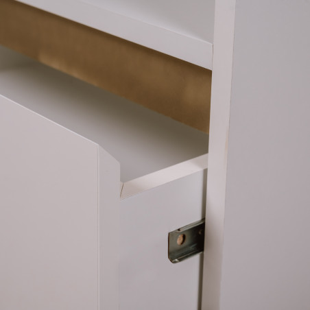 Noptiera Phoenix Cu 1 Sertar, Ab Lucios, 58 Cm-01