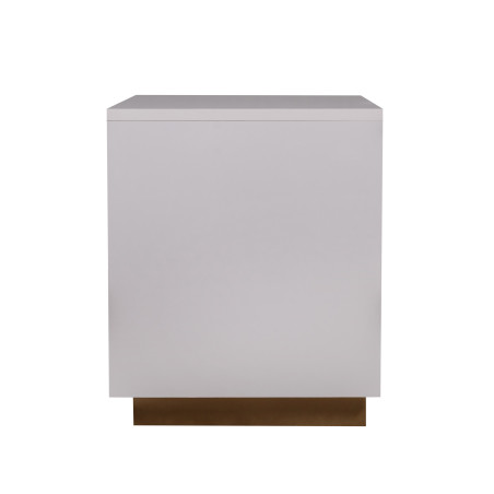 Noptiera Phoenix Cu 1 Sertar, Ab Lucios, 58 Cm-01