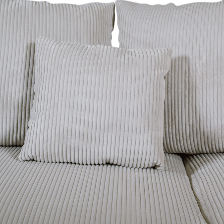 Coltar Extensibil Cu Otoman Dreapta Otis, 5 Locuri, Lada Depozitare, Gri deschis, 280 Cm-01