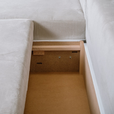 Coltar Extensibil Cu Otoman Dreapta Otis, 5 Locuri, Lada Depozitare, Gri deschis, 280 Cm-01