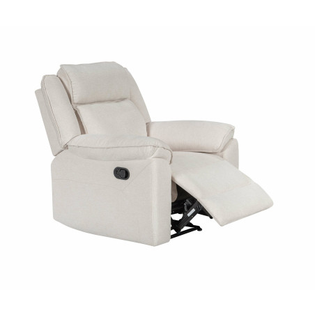 Fotoliu Malvina Bej, Recliner Manual, 96 x 94 x 104 Cm-01