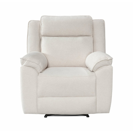 Fotoliu Malvina Bej, Recliner Manual, 96 x 94 x 104 Cm-01