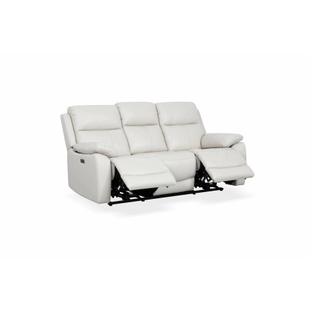Canapea 3 Locuri Recliner Electric Chilly, Bej, 193 x 96.5 x 99 Cm-01