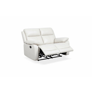 Canapea 2 Locuri Chilly, Recliner Manual, Bej, 141 x 96.5 x 99 cm