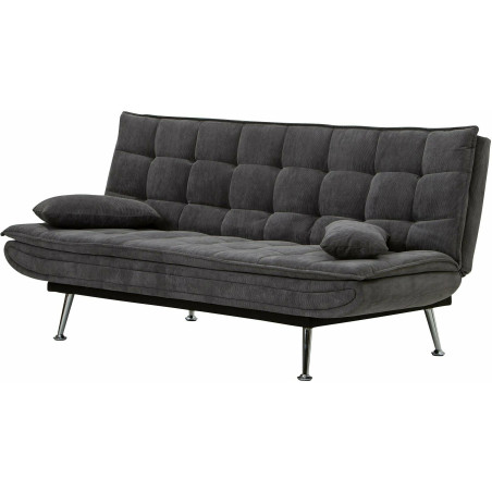 Canapea Extensibila Bridge, Gri Inchis, 196 Cm-01