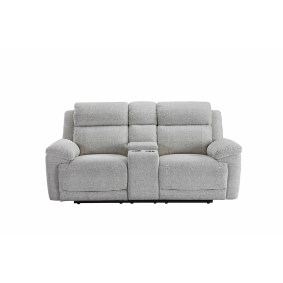 Canapea Herra 2 Locuri Cu Recliner Electric Si Bar, Bej, 201 Cm