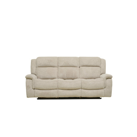 Canapea Cu Recliner 3 Locuri Monte Carlo, Bej, 224 Cm-01