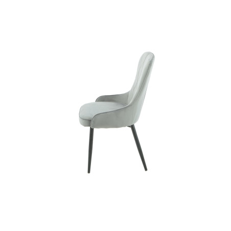 Scaun Frida Velvet Gri, 52 Cm-01