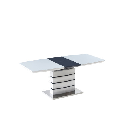 Masa Delina Alb Si Negru, 140 Cm-01