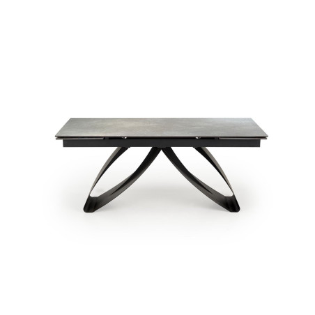 Masa Extensibila Liberty, Gri Ceramic Si Negru, 180/260 x 90 x 76 Cm-01