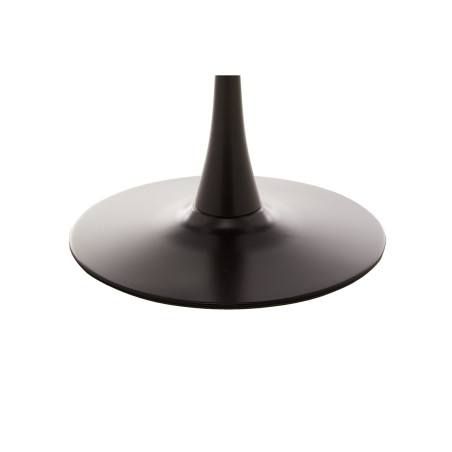 Masa Rotunda Mango Negru, 100 x 75 Cm-01