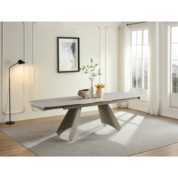 Masa Extensibila Shadow Piatra Taupe 180/220/260 x 90 x 75 Cm