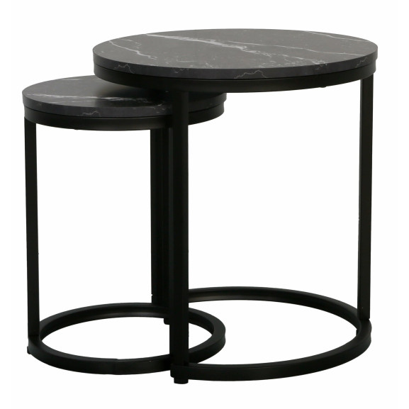 Set 2 Mese Cafea Aniston Negru