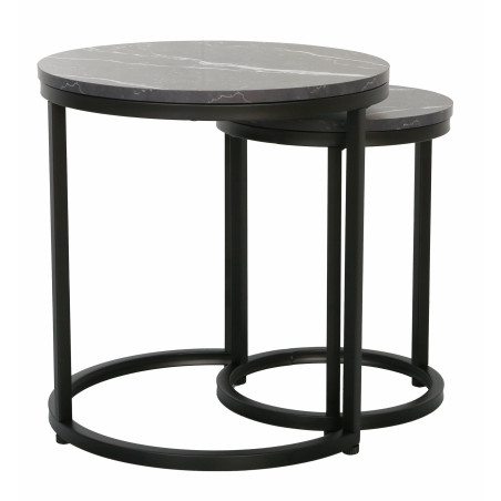 Set 2 Mese Cafea Aniston Negru-01