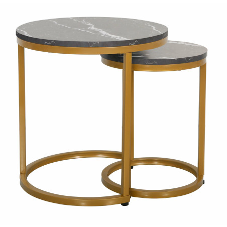 Set 2 Mese Cafea Aniston Auriu Si Negru-01