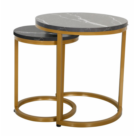 Set 2 Mese Cafea Aniston Auriu Si Negru-01