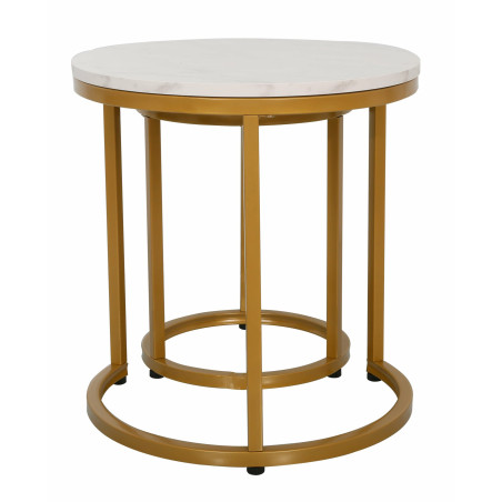 Set 2 Mese Cafea Aniston Auriu Si Alb-01