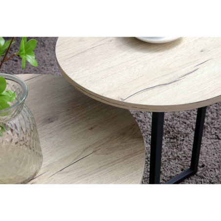 Set 2 Mese Cafea Jay Negru Si Stejar-01