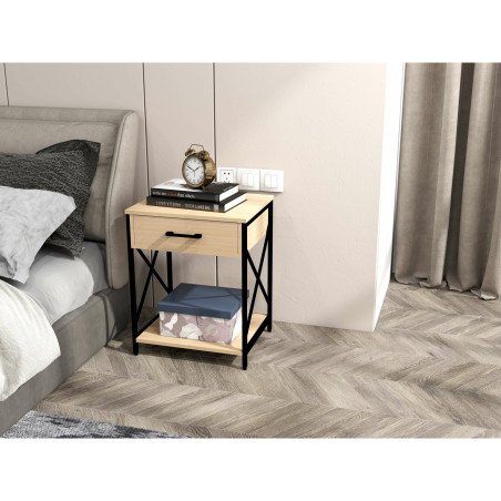 Noptiera Norsel Negru Si Stejar-01