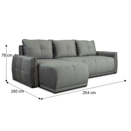 Coltar Extensibil Jojo, Lada Depozitare, Interschimbabil Stanga/Dreapta, Primo 73, 254 Cm-01