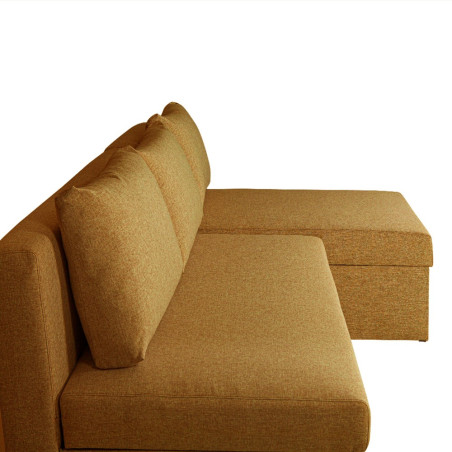 Coltar Extensibil Cu Lada, Blue Interschimbabil Stanga/Dreapta, Galben ICON 45, 220 X 80 X 155 Cm-01