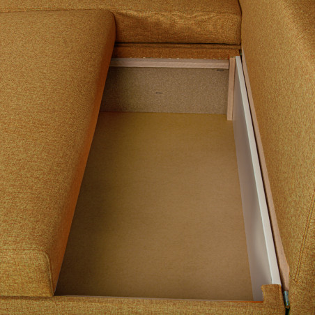 Coltar Extensibil Cu Lada, Blue Interschimbabil Stanga/Dreapta, Galben ICON 45, 220 X 80 X 155 Cm-01