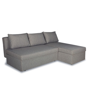 Coltar Extensibil Cu Lada, Blue Interschimbabil Stanga/Dreapta, Gri Inchis Arte 84A, 220 X 80 X 155 Cm