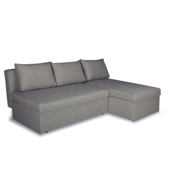 Coltar Extensibil Cu Lada, Blue Interschimbabil Stanga/Dreapta, Gri Inchis Arte 84A, 220 X 80 X 155 Cm