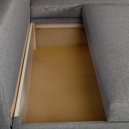 Coltar Extensibil Cu Lada, Blue Interschimbabil Stanga/Dreapta, Gri Inchis Arte 84A, 220 X 80 X 155 Cm-01