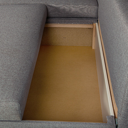 Coltar Extensibil Cu Lada, Blue Interschimbabil Stanga/Dreapta, Gri Inchis Arte 84A, 220 X 80 X 155 Cm-01