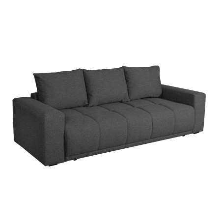 Canapea Extensibila Green, 3 locuri, Lada Depozitare, Gri Inchis Caleido Antracite, 240 Cm-01
