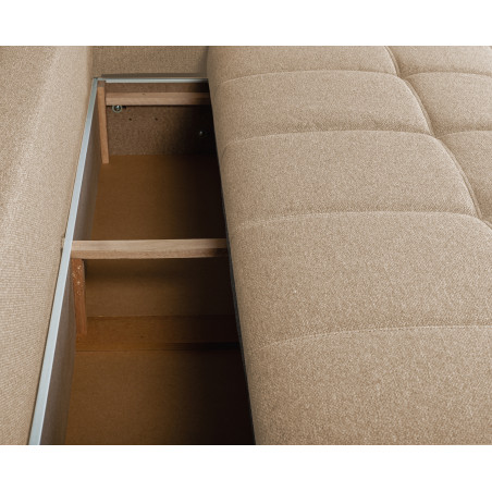 Canapea Extensibila Green, 3 locuri, Lada Depozitare, Caleido Taupe, 240 Cm-01